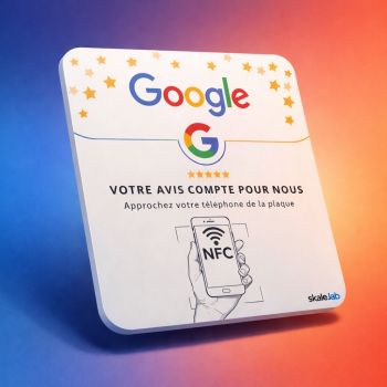 Plaque NFC Avis Google