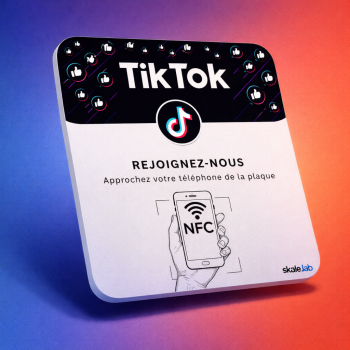 Plaque NFC TikTok