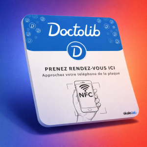 Plaque NFC Doctolib