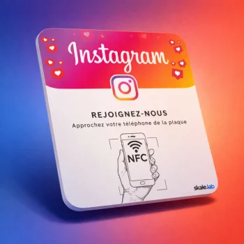 Plaque NFC Instagram