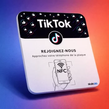 Plaque NFC TikTok