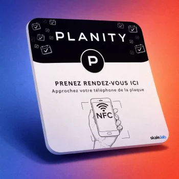 Plaque NFC Planity