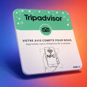 Plaque NFC TripAdvisor