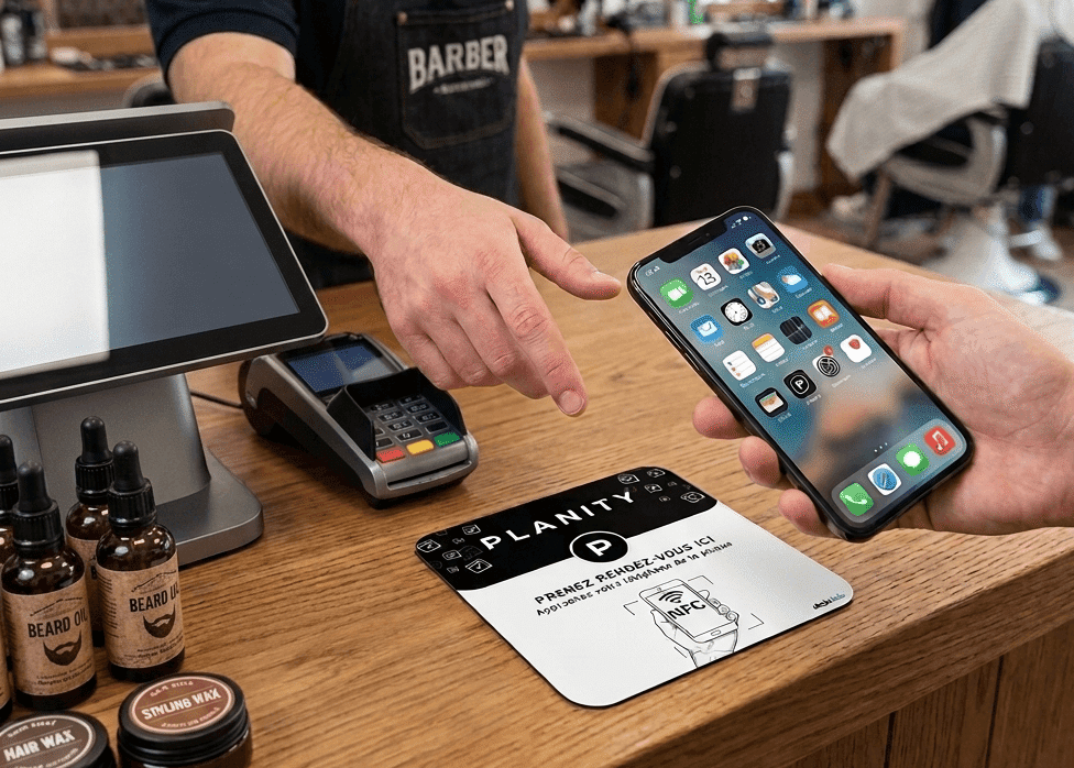 Récolter des avis Google NFC
