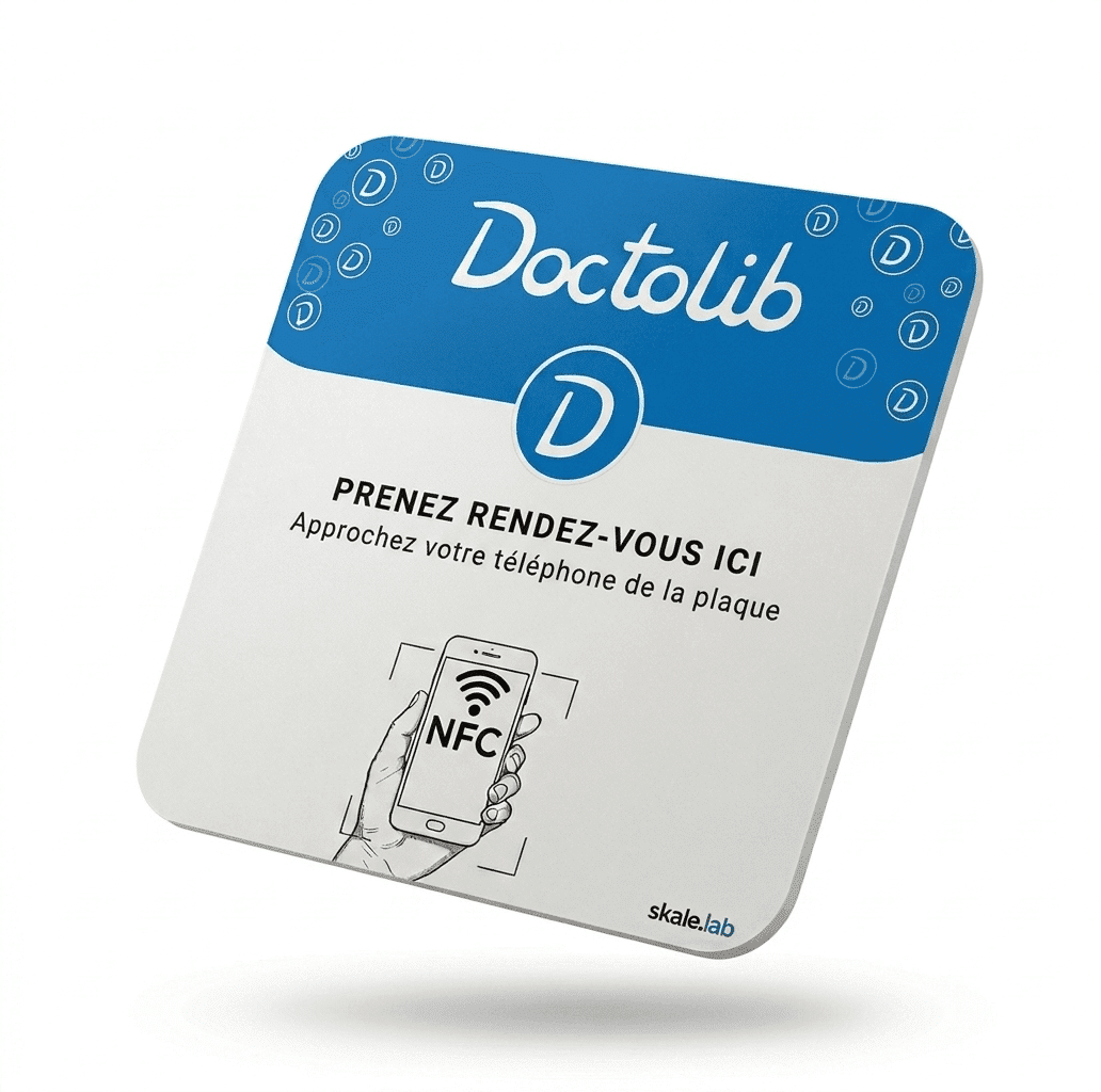 Plaque NFC Doctolib