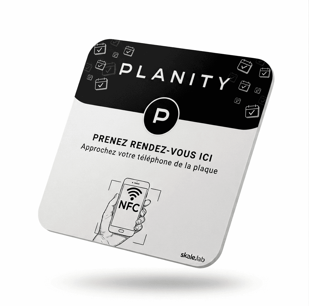 Plaque NFC Planity